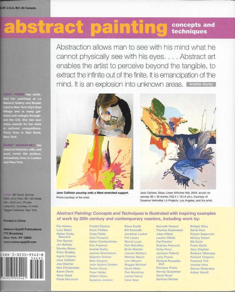 Abstract Painting: Concepts and Techniques — back cover