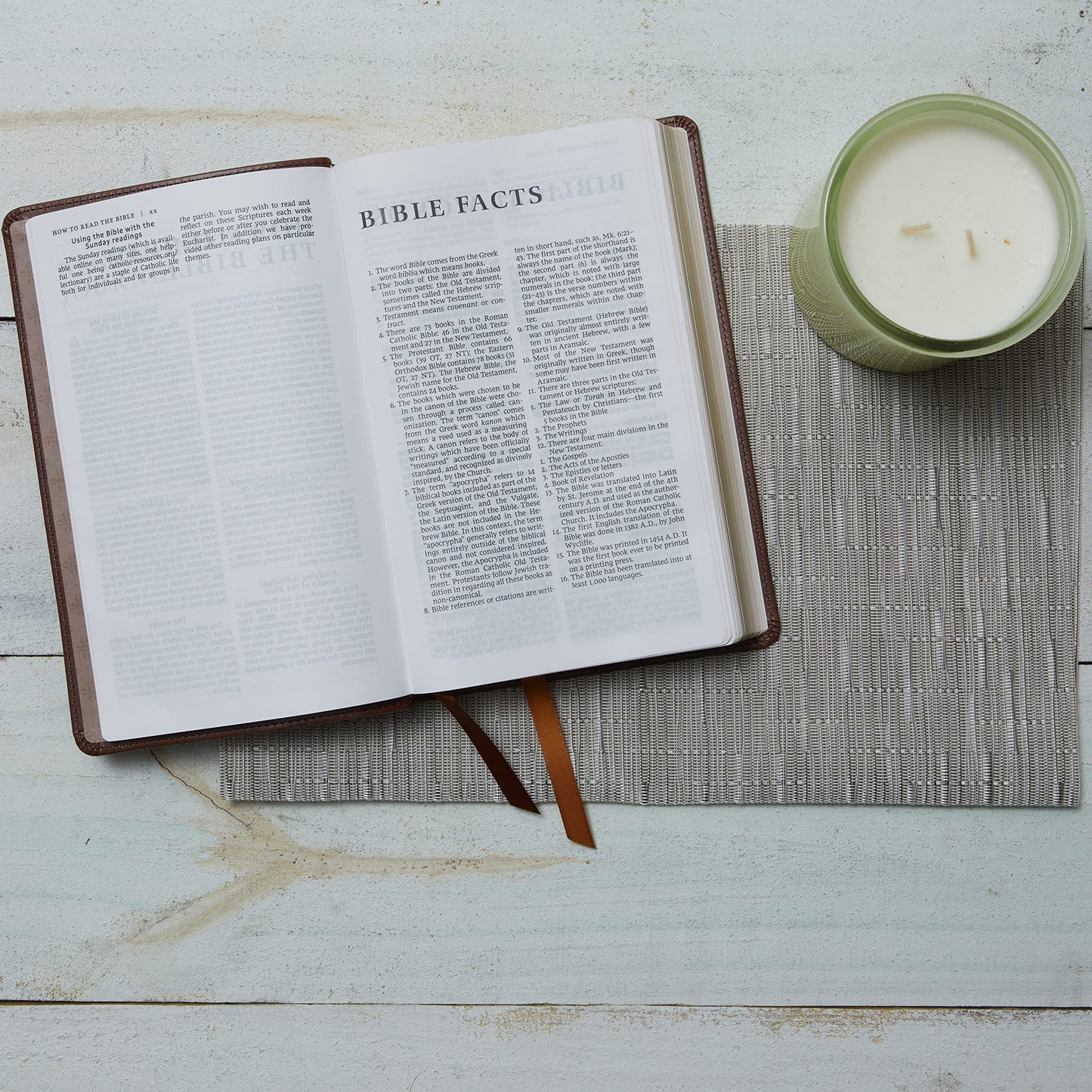 NRSV Catholic Edition Gift Bible, Teal Leathersoft (Comfort