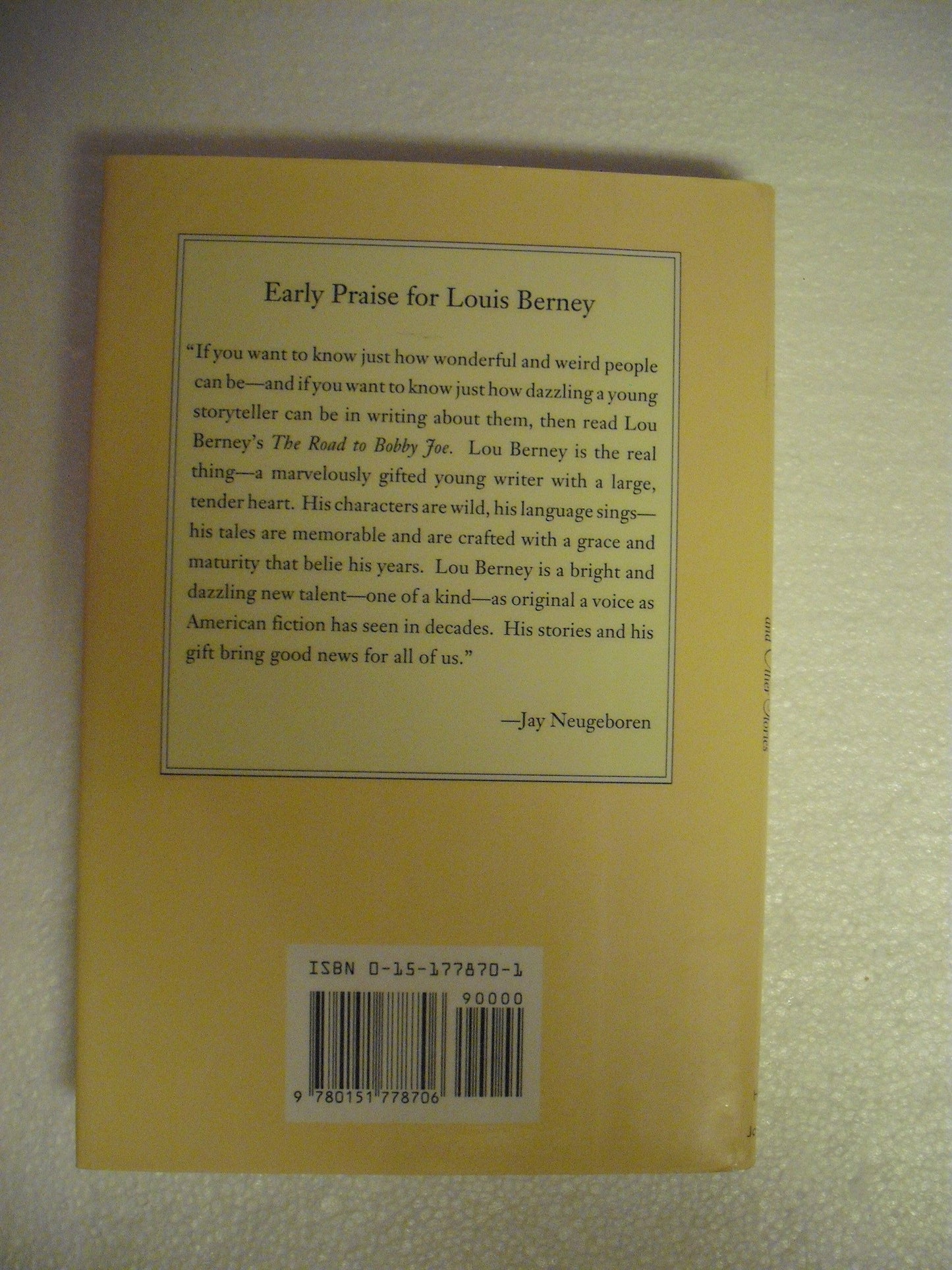 Road to Bobby Joe and Other Stories by Louis Berney