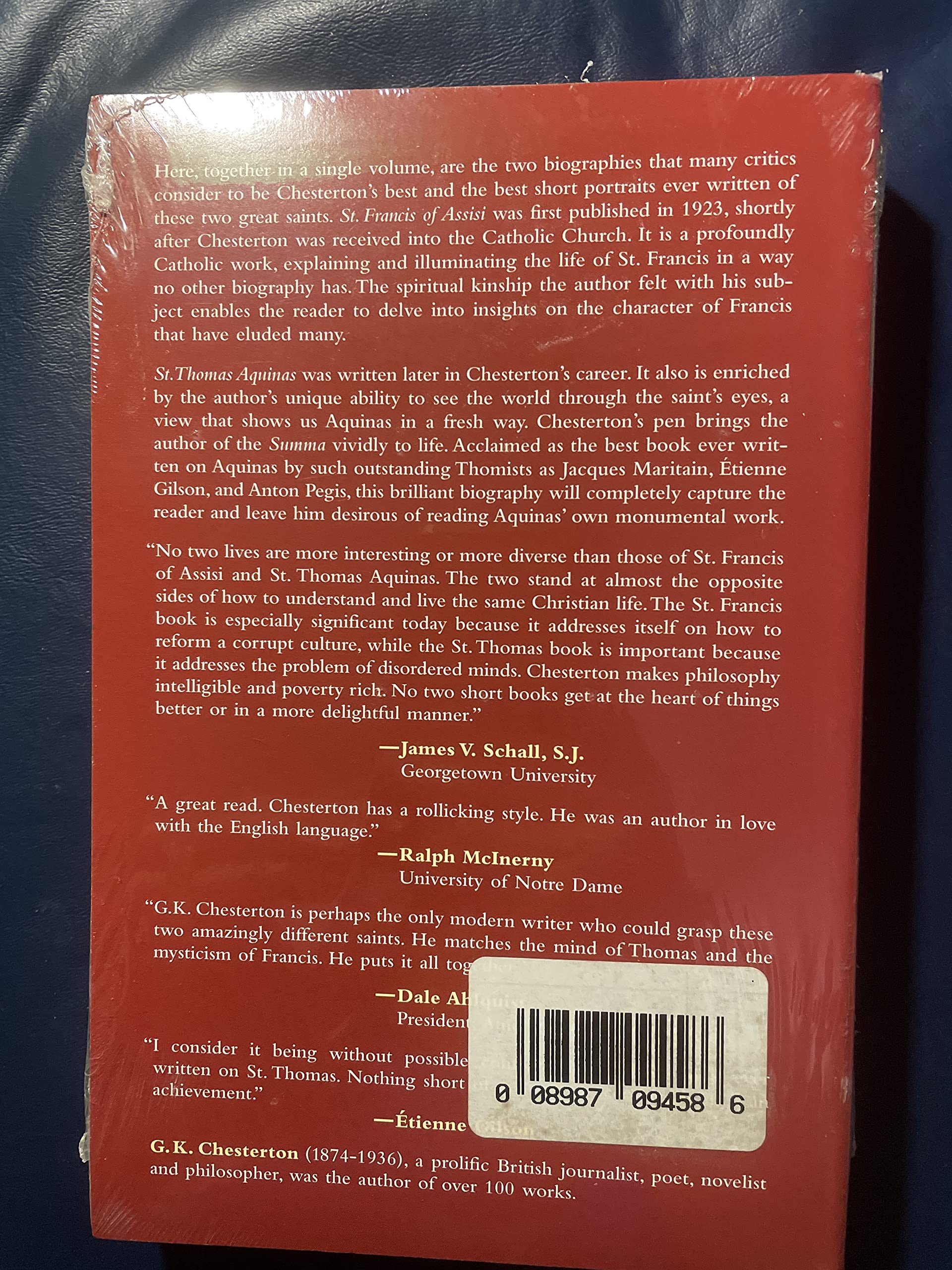 St. Thomas Aquinas and St. Francis of Assisi: With Introductions by Ralph McInerny and Joseph Pearce