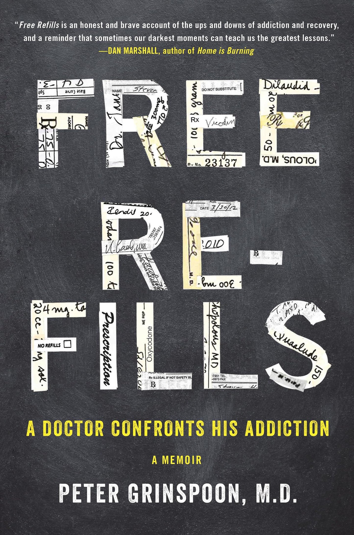 Free Refills: A Doctor Confronts His Addiction by Grinspoon