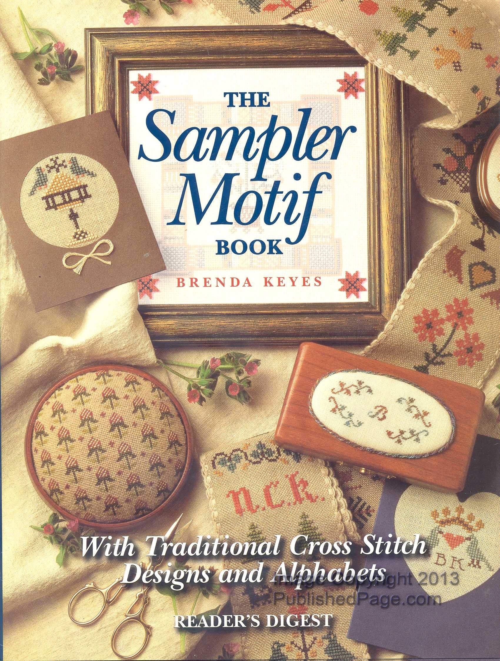 Sampler Motif Book: With Traditional Cross-Stitch Designs and Alphabets