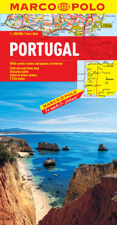 Portugal Marco Polo Map (Marco Polo Maps)