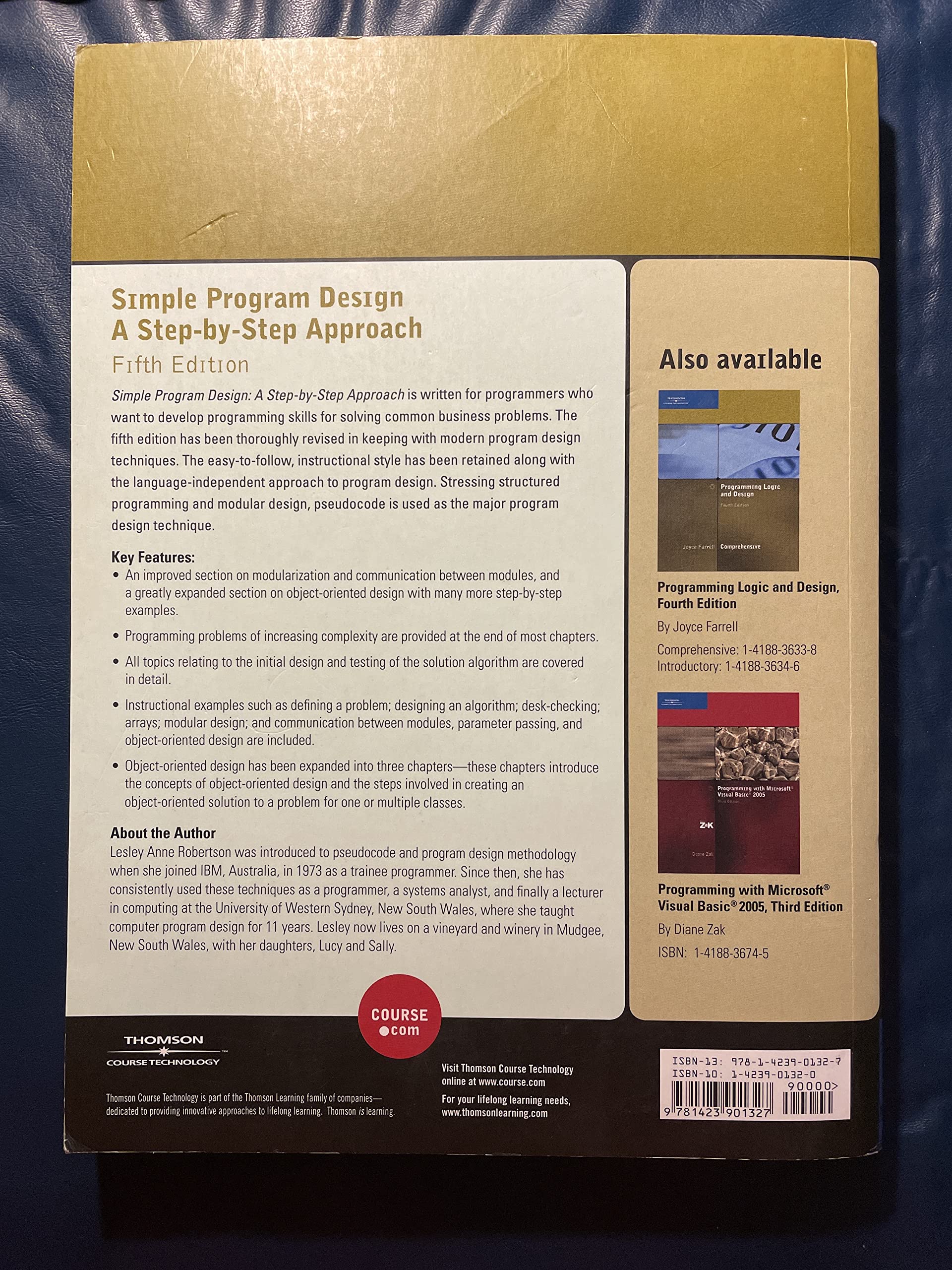 Simple Program Design, A Step-by-Step Approach, Fifth Edition