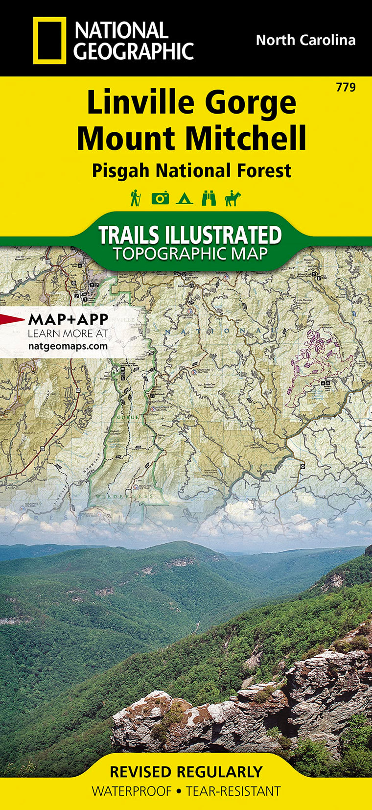Linville Gorge, Mount Mitchell Map [Pisgah National Forest] (National Geographic Trails Illustrated Map, 779)