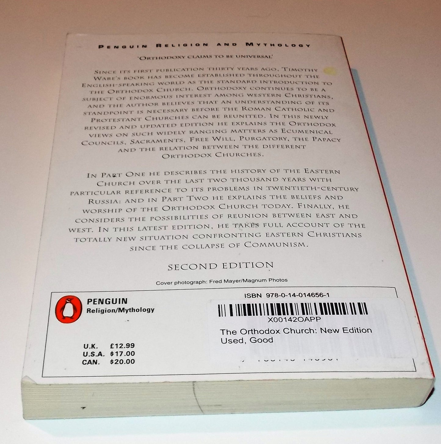 The Orthodox Church: New Edition by Timothy Ware