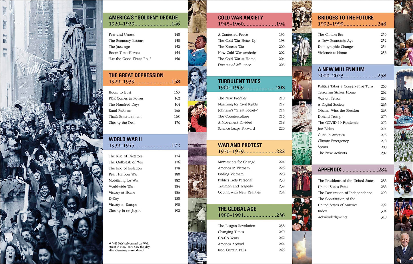 American History: A Visual Encyclopedia (DK Children's Visua