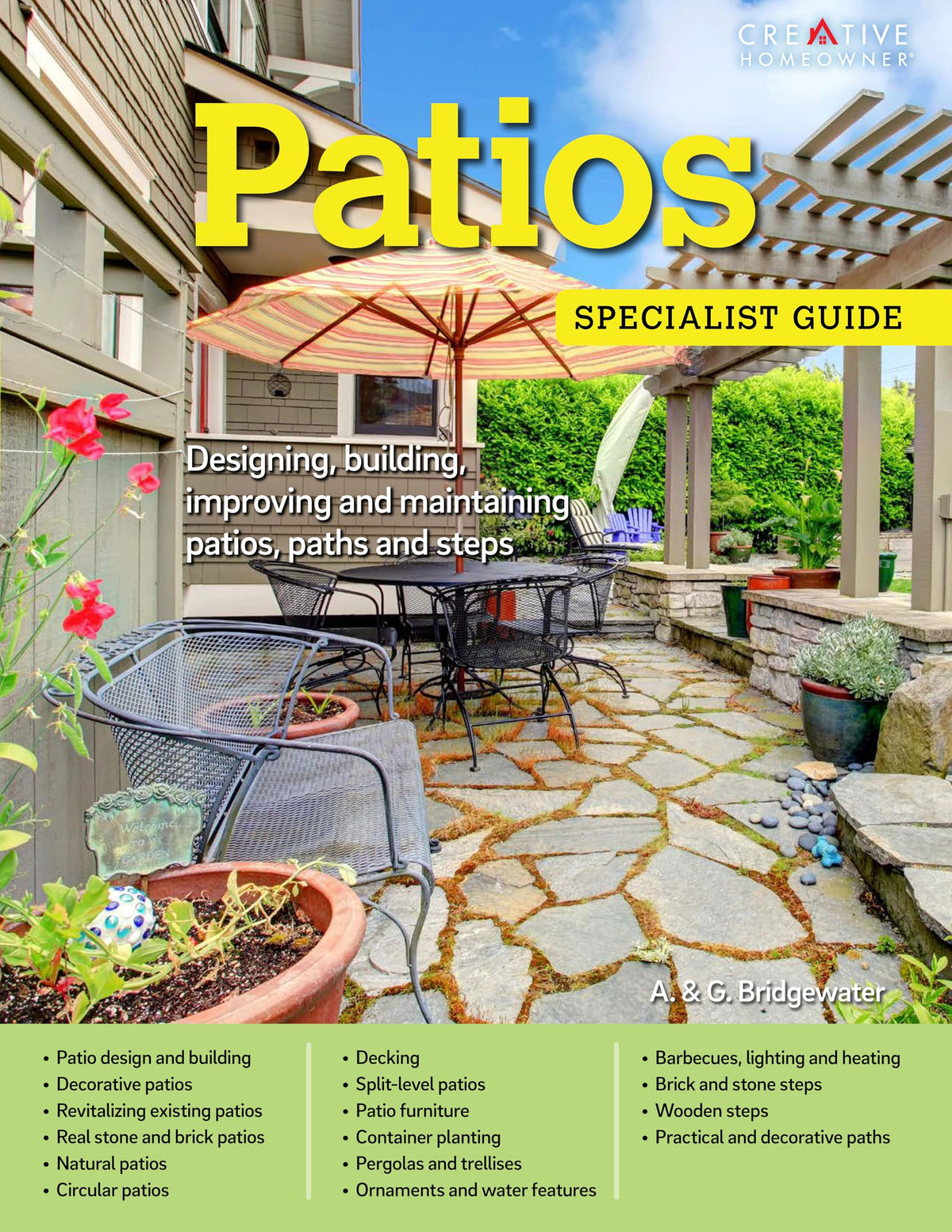 Patios: Designing, Building, Improving, and Maintaining Patios, Paths and Steps (Creative Homeowner) (Specialist Guide)