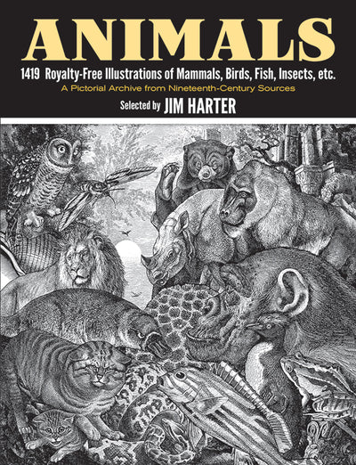 Animals: 1,419 Copyright-Free Illustrations of Mammals, Birds, Fish, Insects, etc (Dover Pictorial Archive)