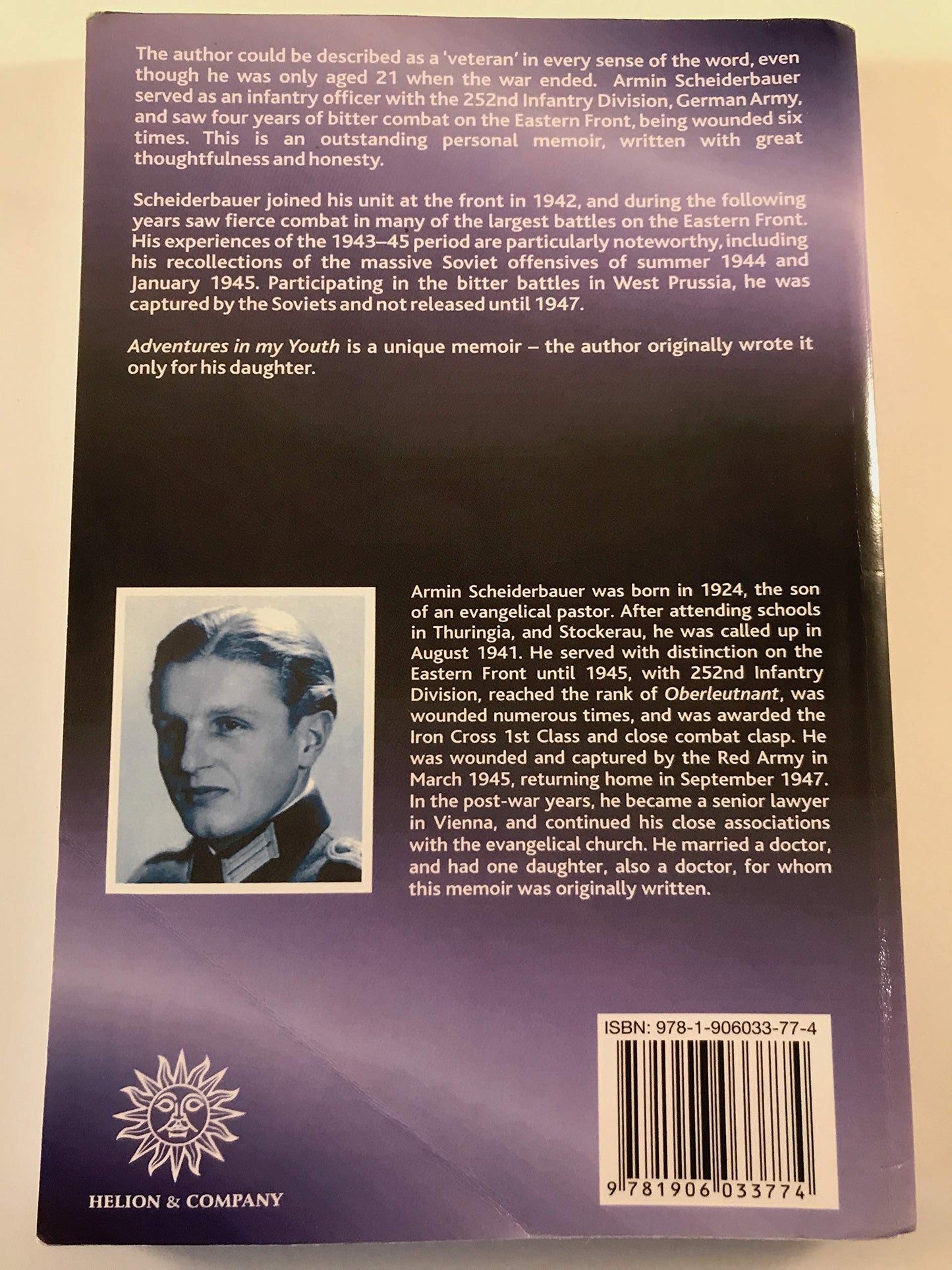 Adventures in My Youth: A German Soldier on the Eastern Front 1941-45