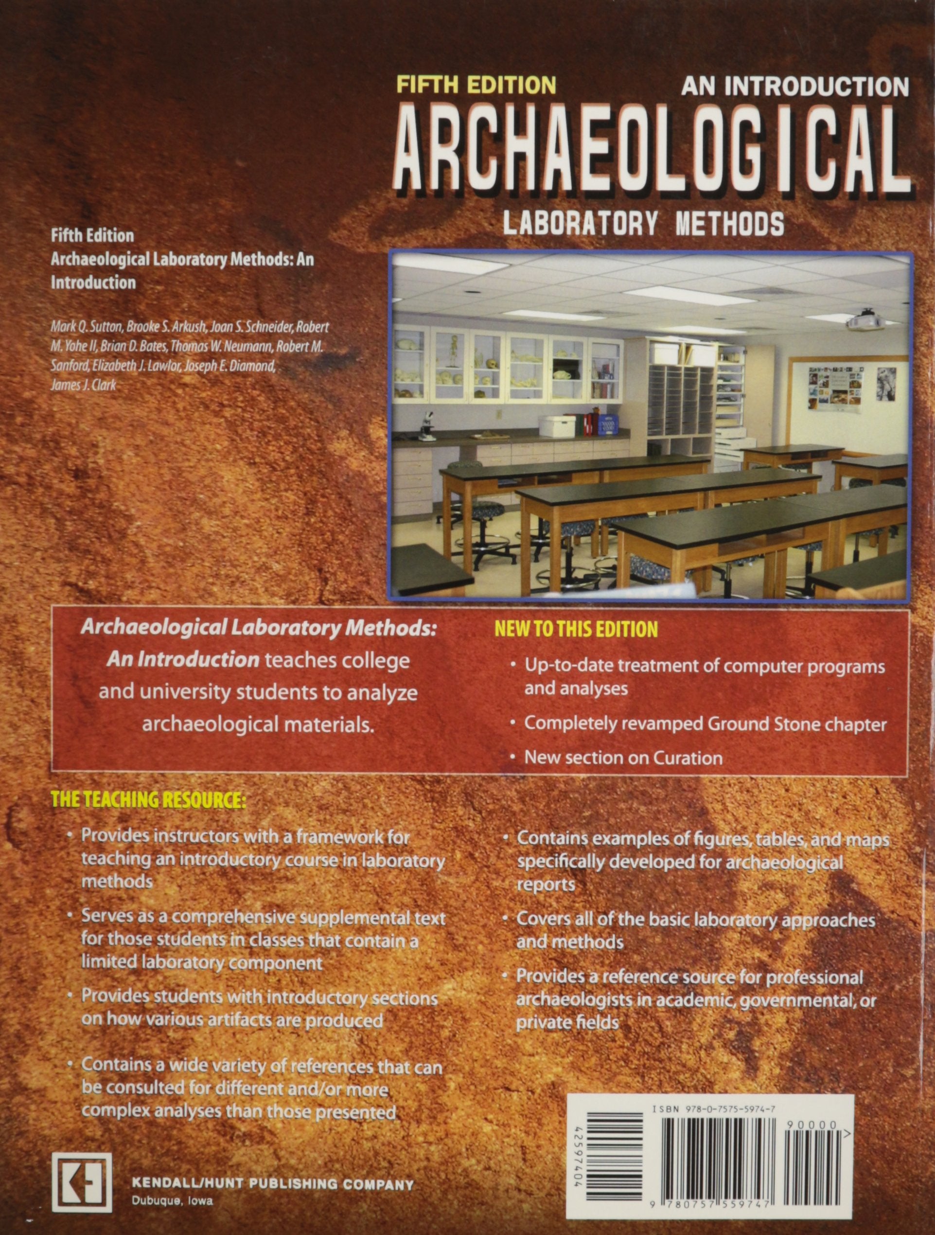 Archaeological Laboratory Methods: An Introduction