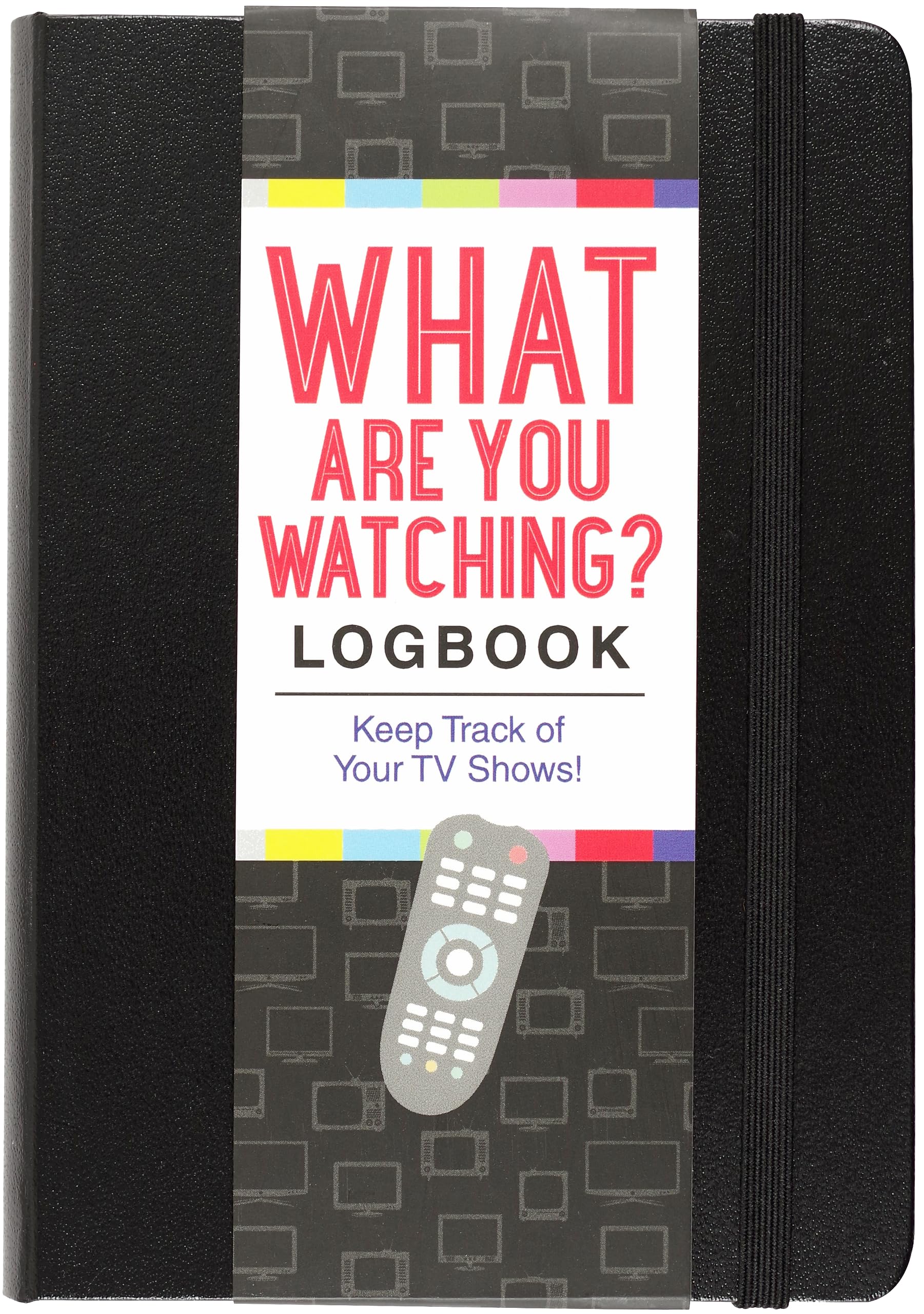 What Are You Watching? Logbook (with removable cover band for privacy)