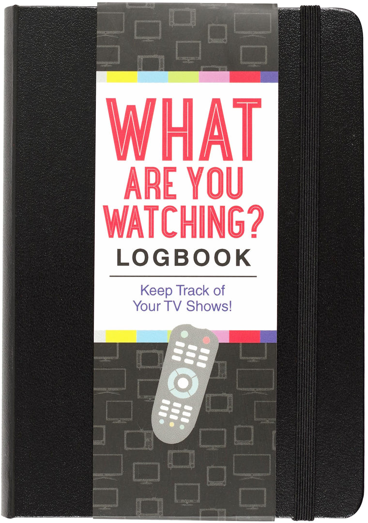 What Are You Watching? Logbook (with removable cover band for privacy)
