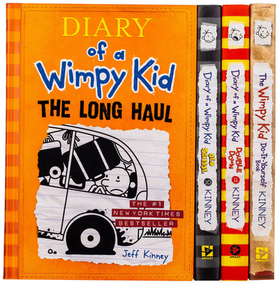 Diary of a Wimpy Kid Box of Books 9-11 Plus The Wimpy Kid Do-It-Yourself Book: Hardcover Gift Set