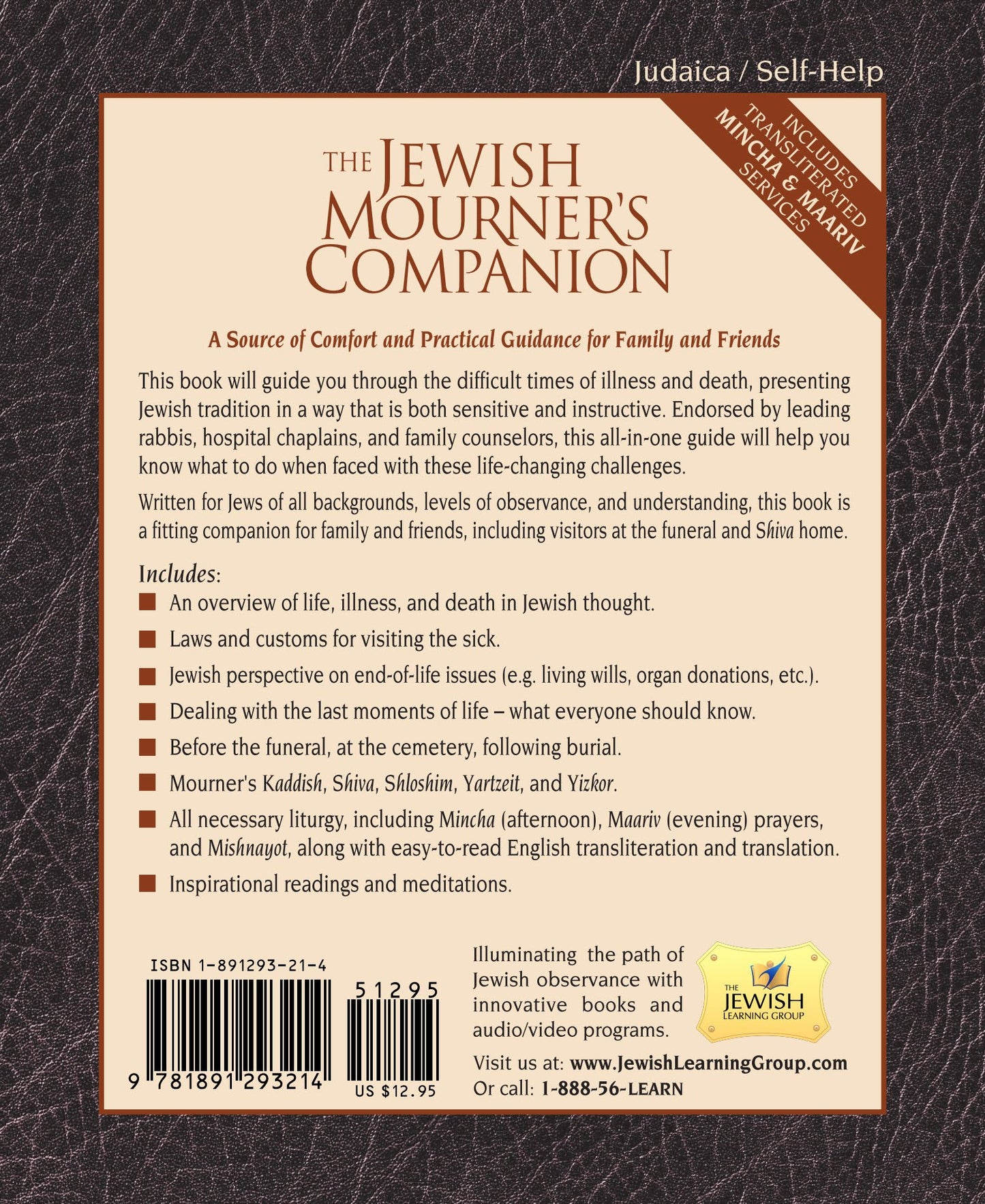 The Jewish Mourners Companion (with complete liturgy) (Compa