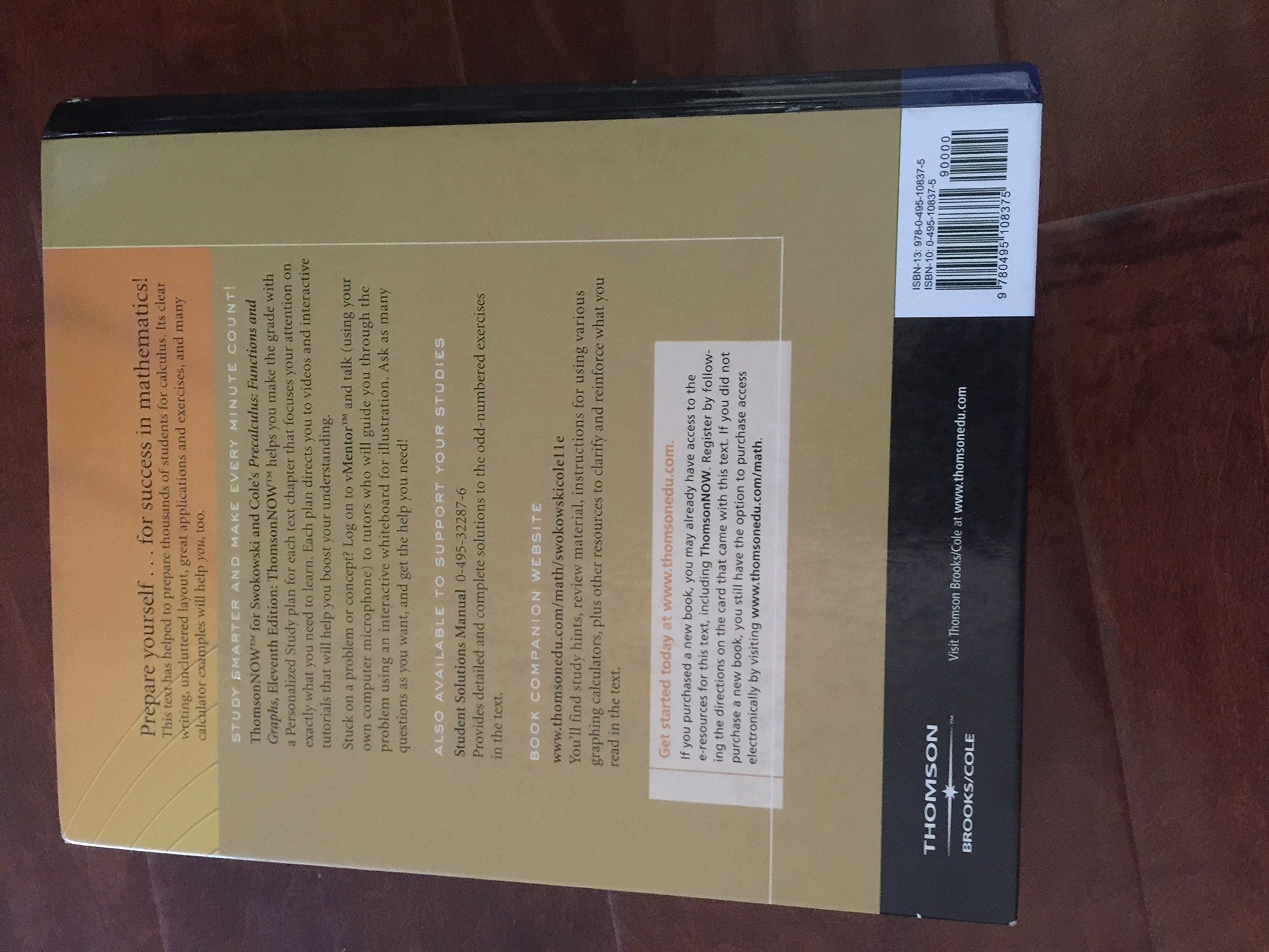 Precalculus: Functions and Graphs (with CengageNOW Printed Access Card) (Available 2010 Titles Enhanced Web Assign)