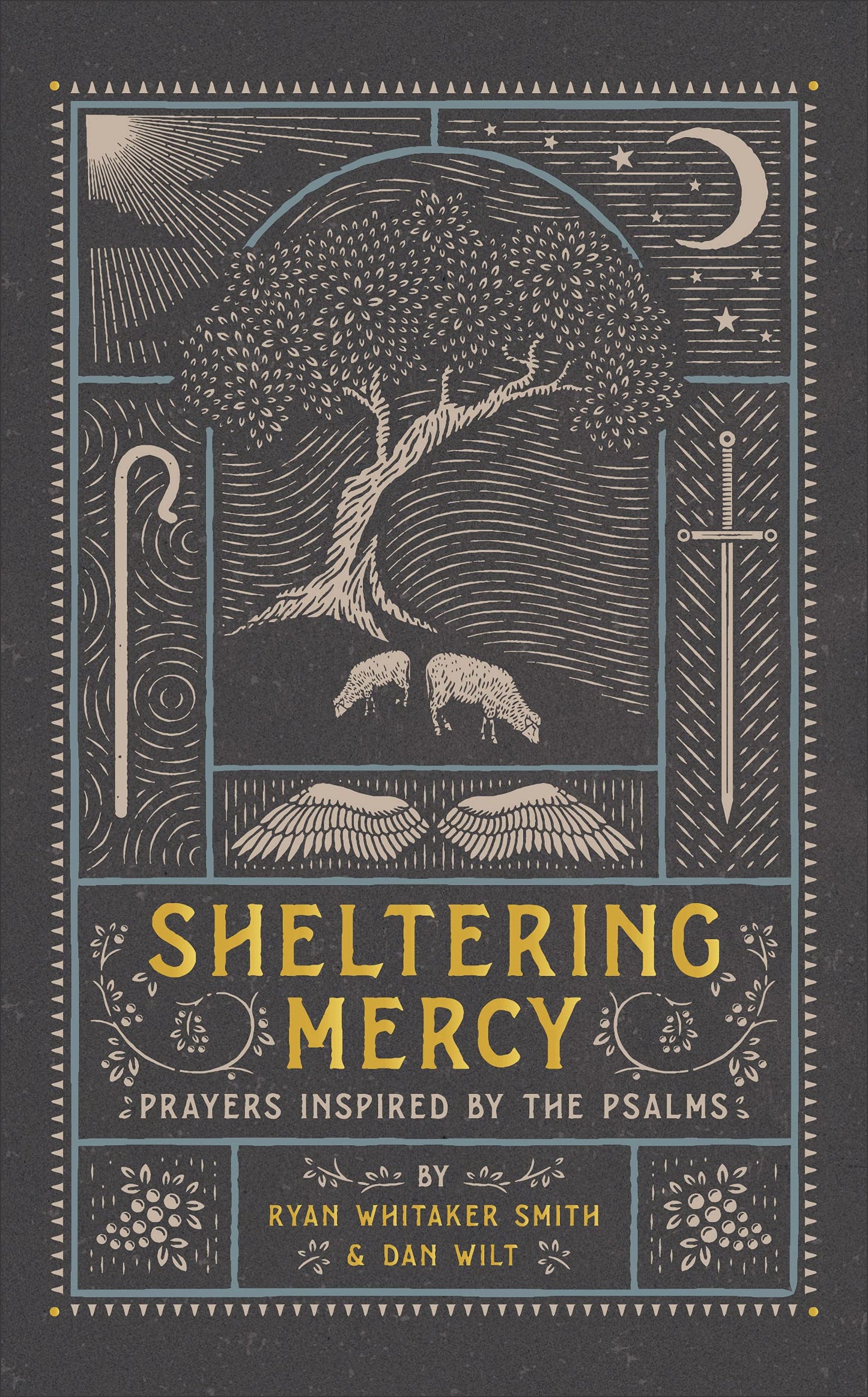 Sheltering Mercy: Prayers Inspired by the Psalms (An Illustrated Devotional Prayer Book with 75 Daily Free-Verse Poetic Prayer Responses - One for Each of the 1st 75 Psalms)