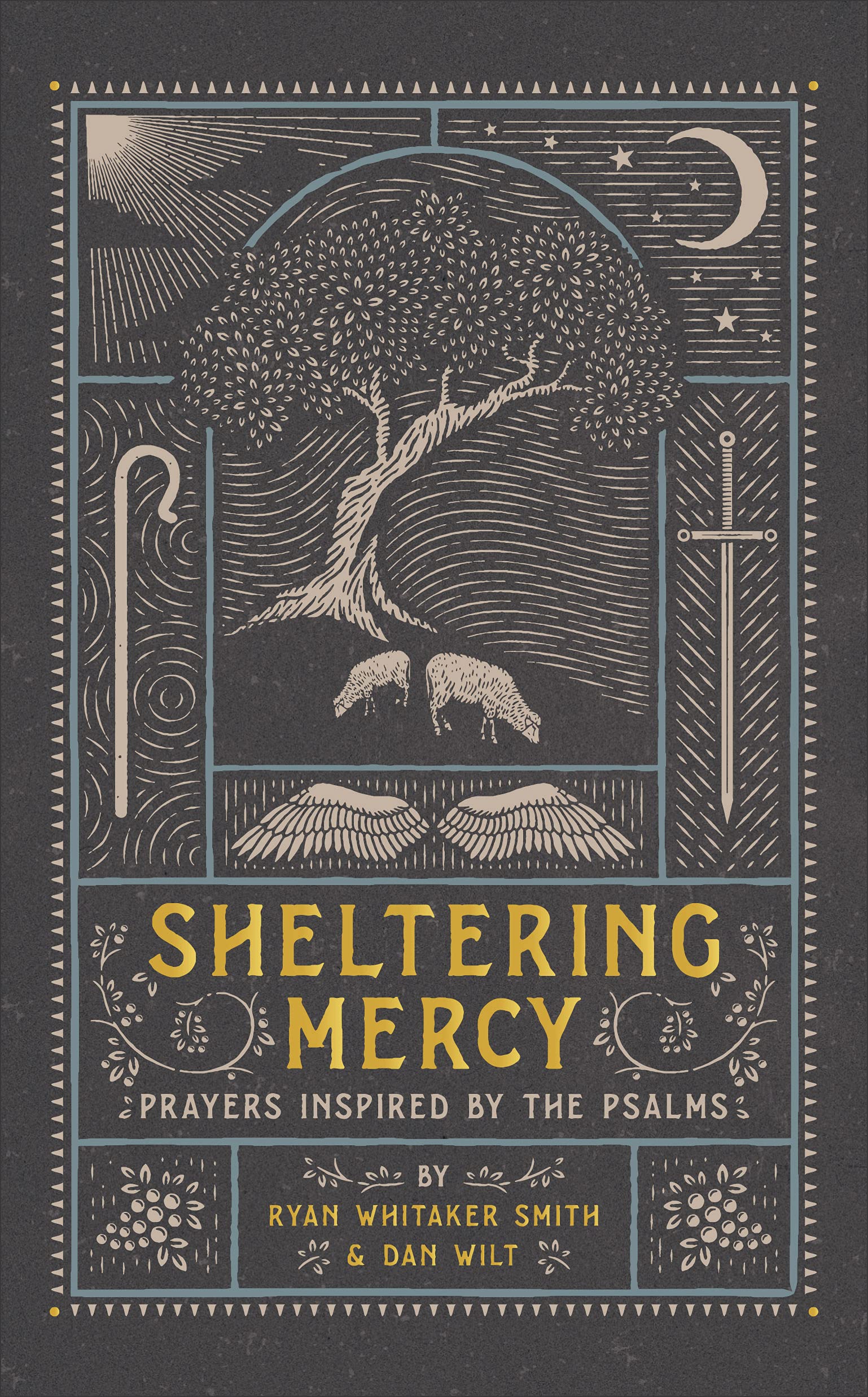 Sheltering Mercy: Prayers Inspired by the Psalms (An Illustrated Devotional Prayer Book with 75 Daily Free-Verse Poetic Prayer Responses - One for Each of the 1st 75 Psalms)