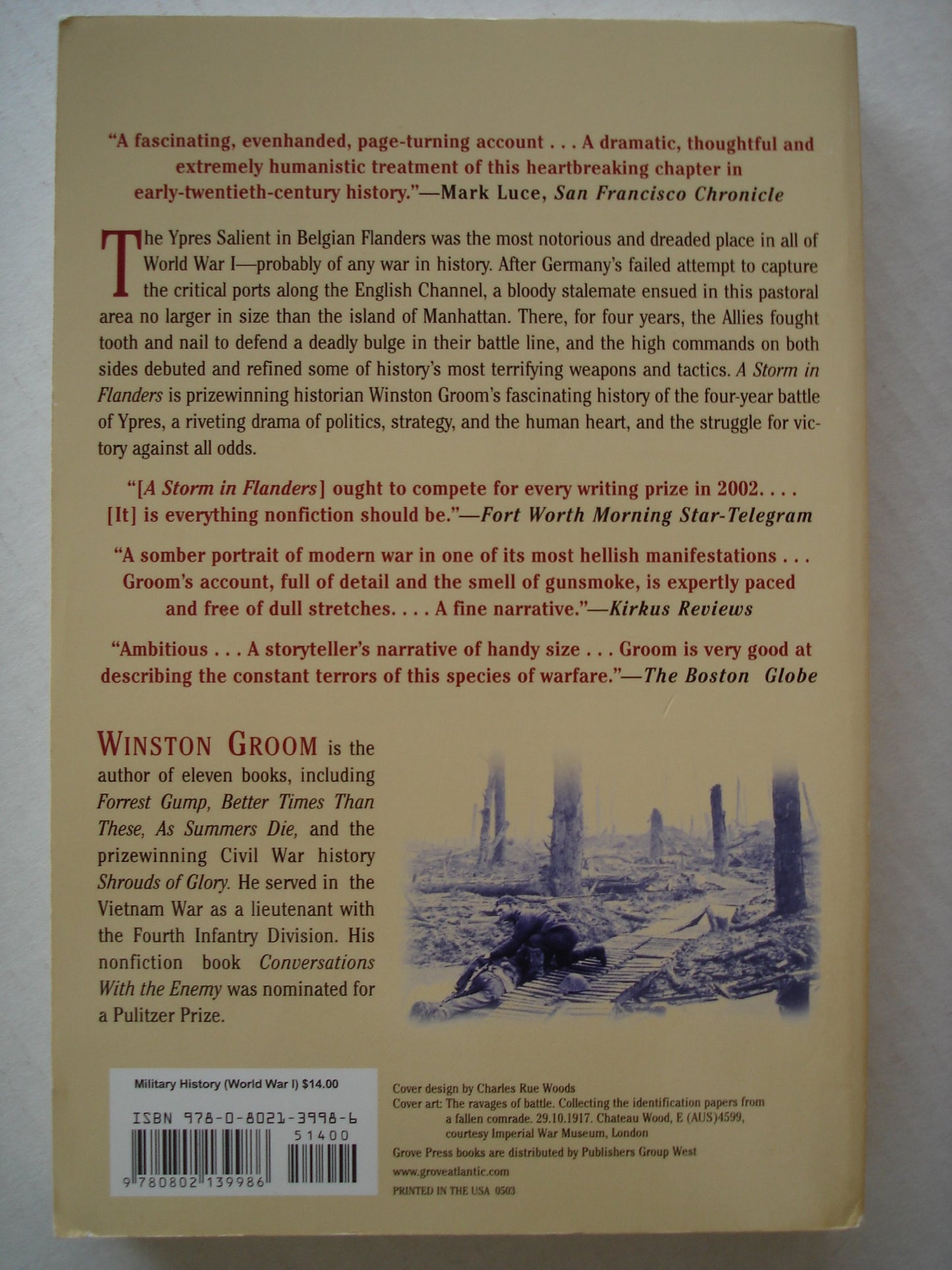 A Storm in Flanders: The Ypres Salient, 1914-1918: Tragedy and Triumph on the Western Front