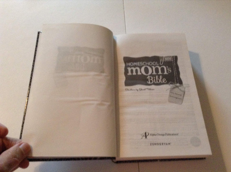 NIV, Homeschool Mom's Bible, Hardcover: Daily Personal Encouragement — back cover
