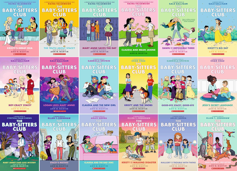 The Baby Sitters Club Graphic Novels Complete Collection Set (Books 1-18) - Graphix Series by Ann M. Martin