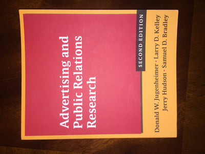 Advertising and Public Relations Research