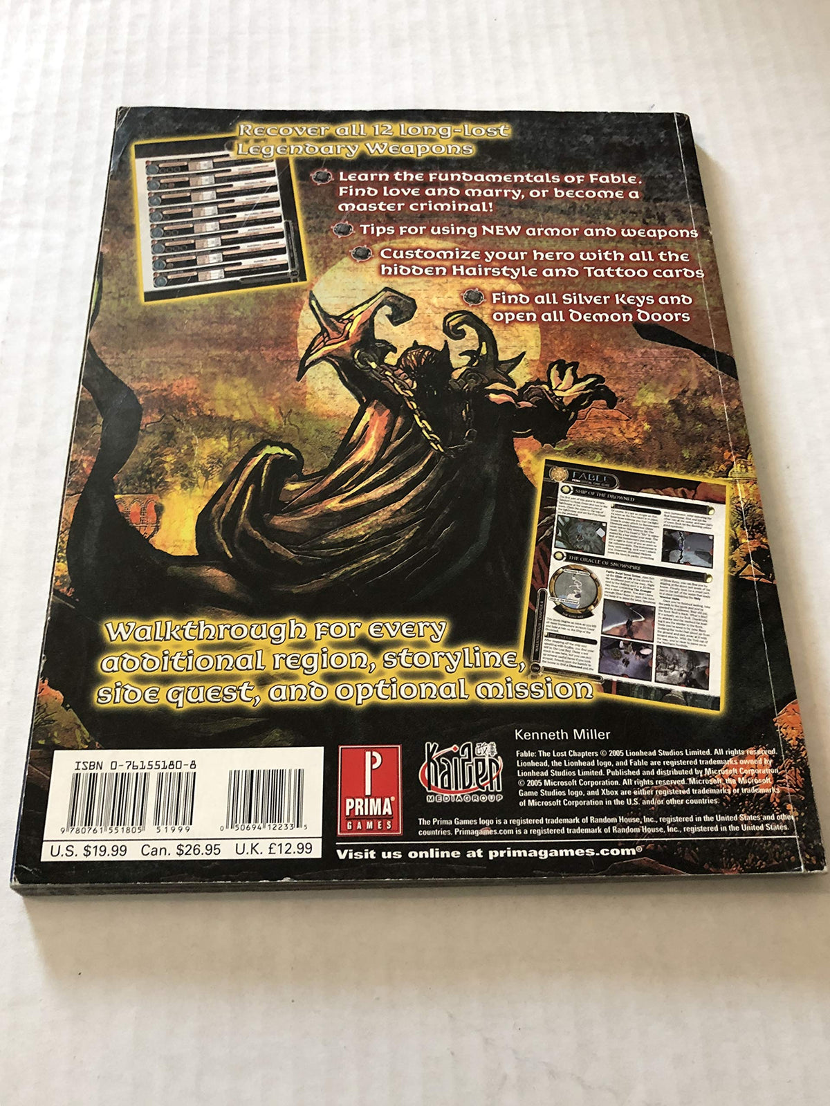 Fable: The Lost Chapters (Prima Official Game Guide)