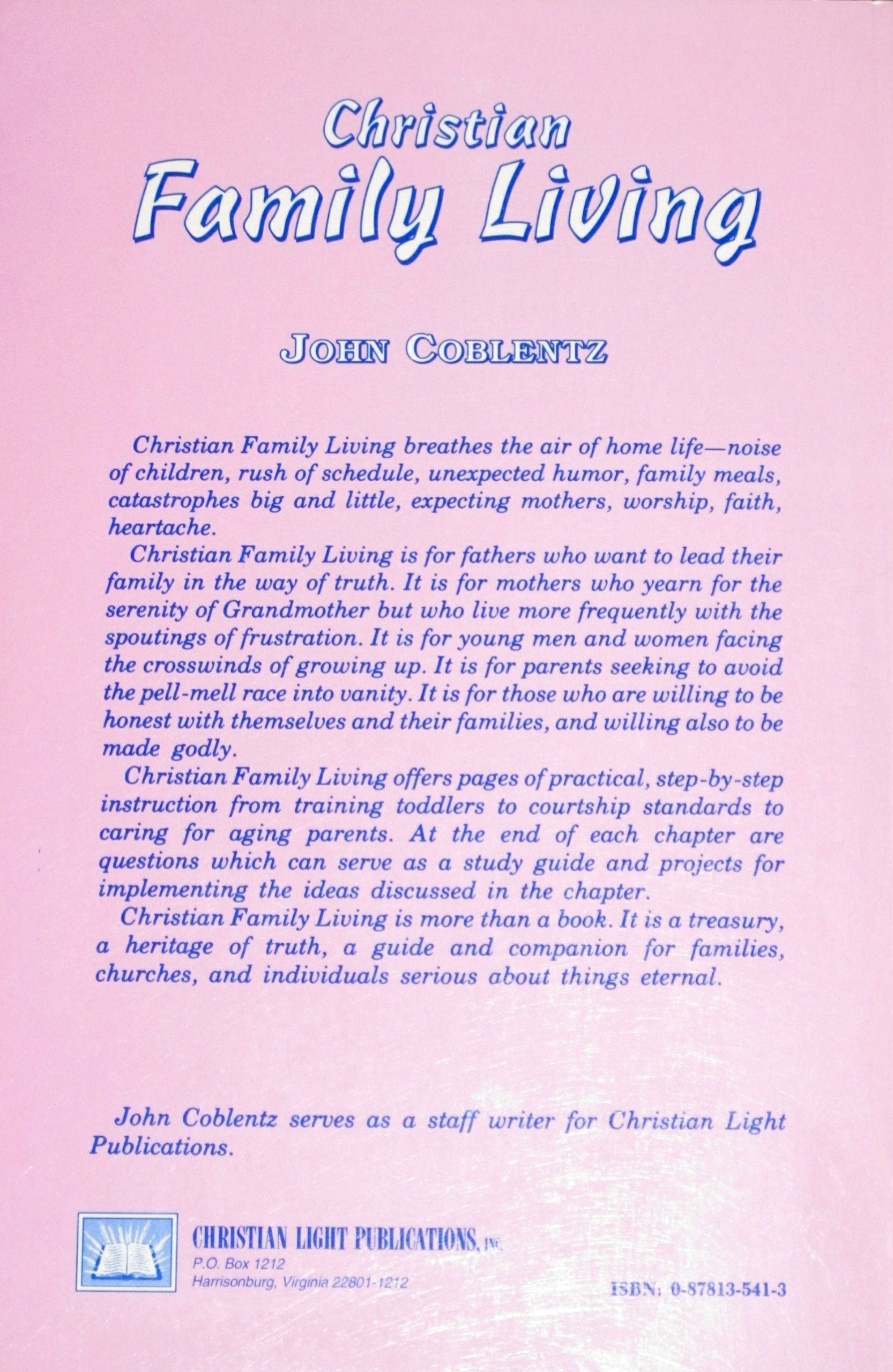 Christian Family Living (Christian Family Living Series)