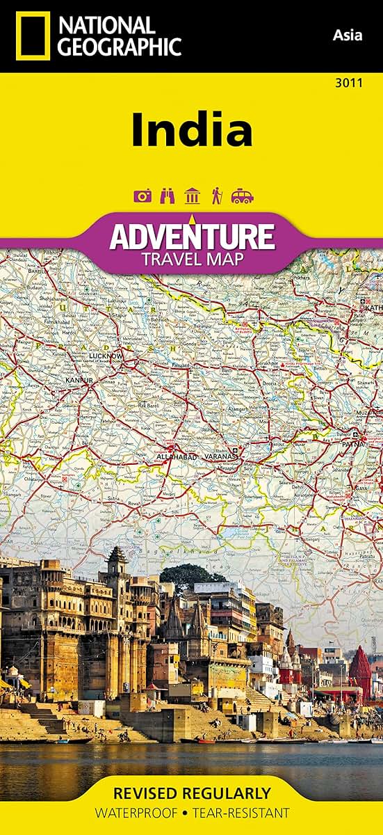India Map (National Geographic Adventure Map, 3011)