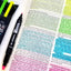 G.T. Luscombe Company, Inc. Zebrite Bible Marking Kit  No Bleed Pigmented Ink  No Fading or Smearing  Double Ended Highlighters, Note Pen & Books of the Bible Ruler/Bookmark (Set of 5 + Ruler)