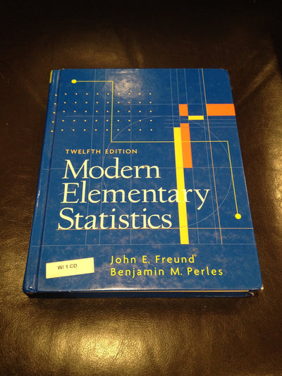 Modern Elementary Statistics