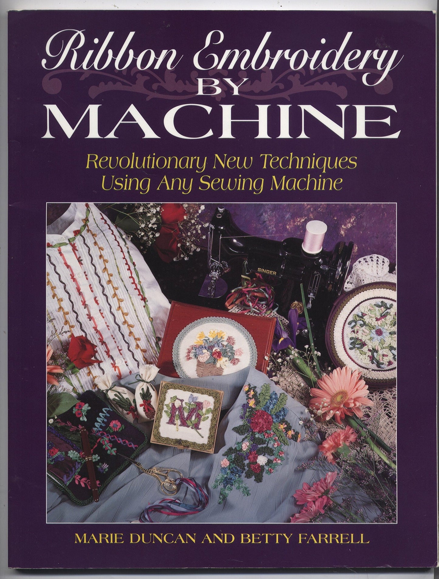 Ribbon Embroidery by Machine