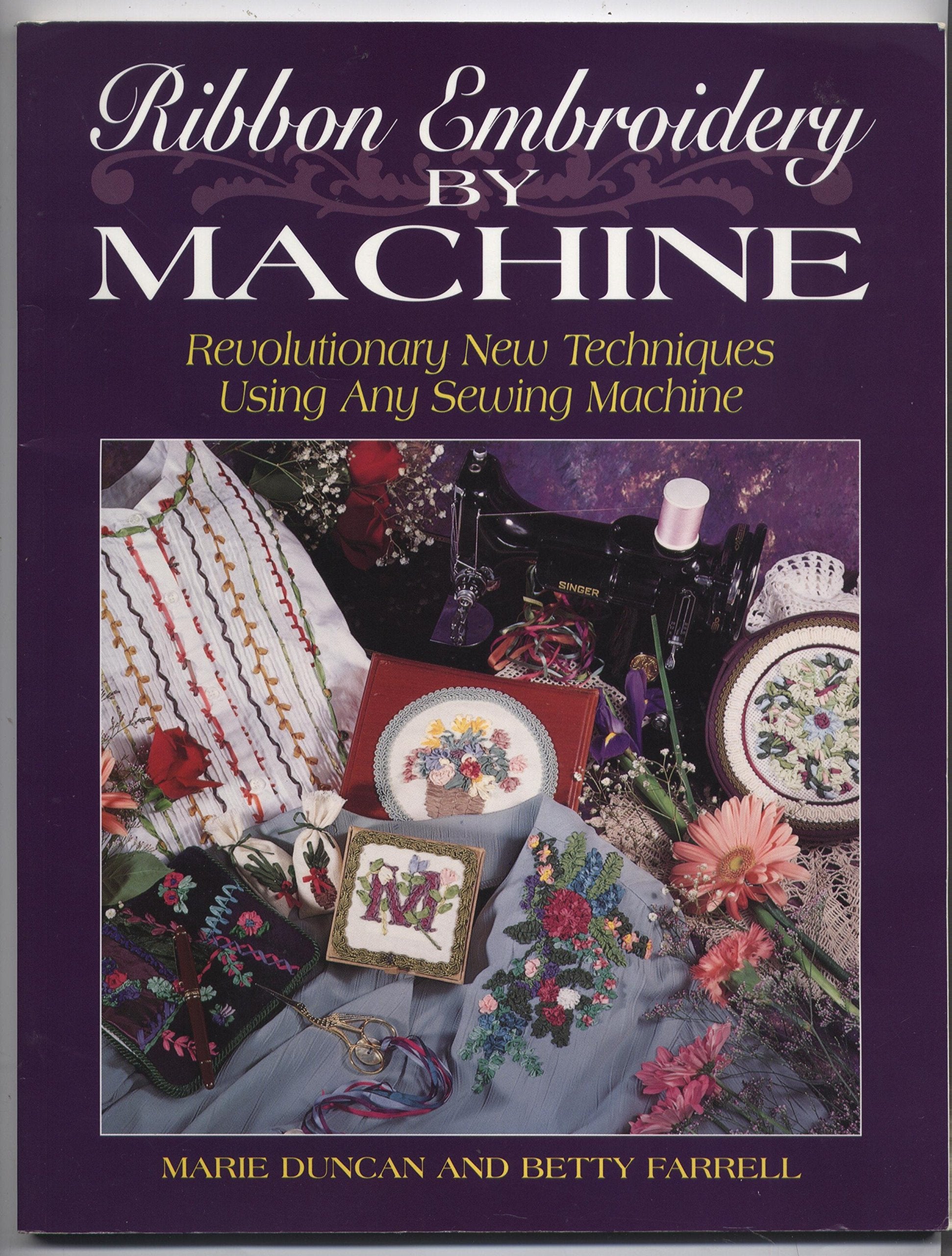 Ribbon Embroidery by Machine