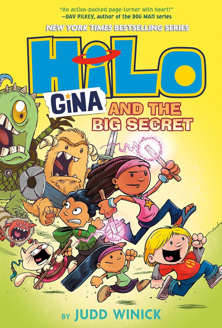 Hilo Book 8: Gina and the Big Secret: (A Graphic Novel) by W
