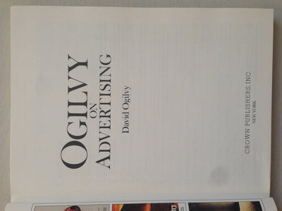 Ogilvy on Advertising by David Ogilvy