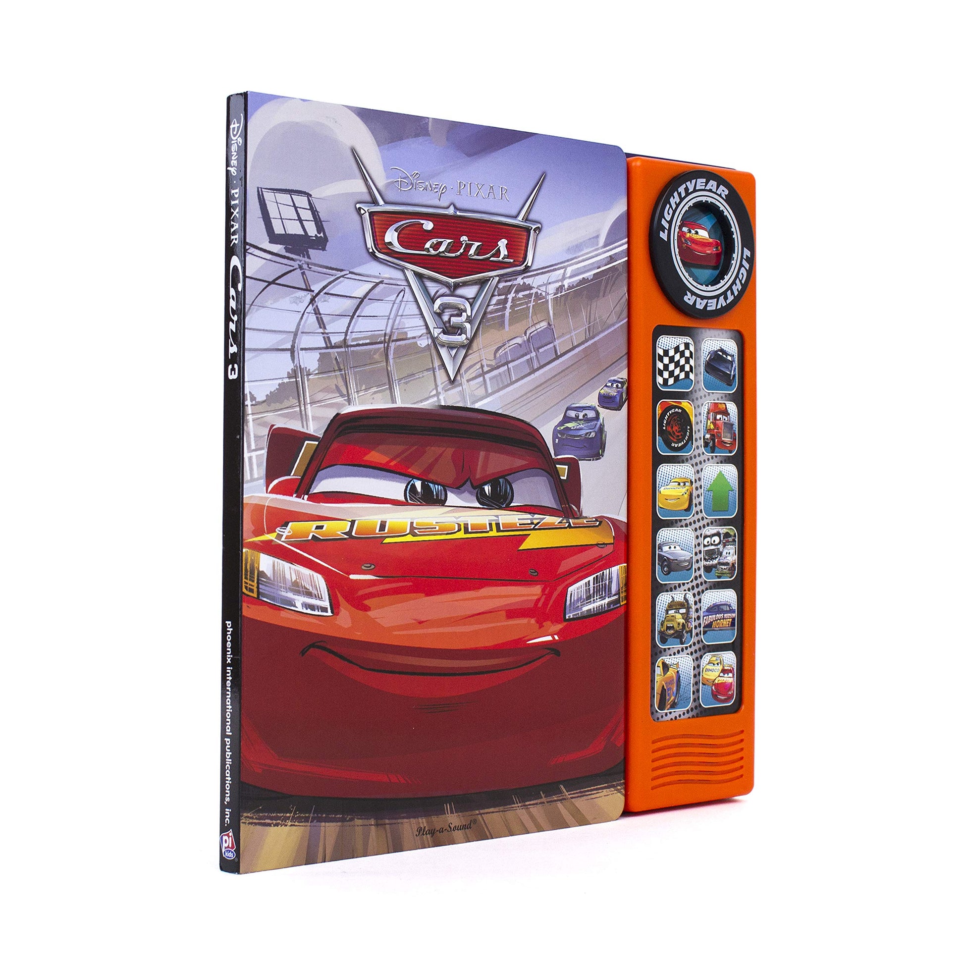 Disney Pixar Cars 3 - 13-Button Sound Book - PI Kids