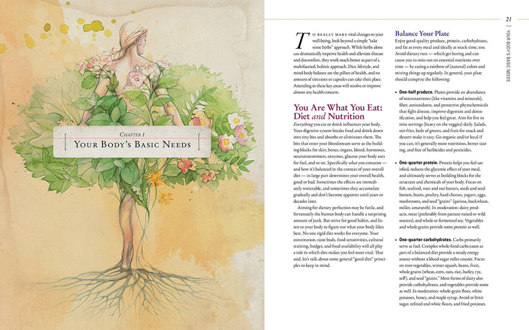 Body into Balance: An Herbal Guide to Holistic Self-Care — back cover