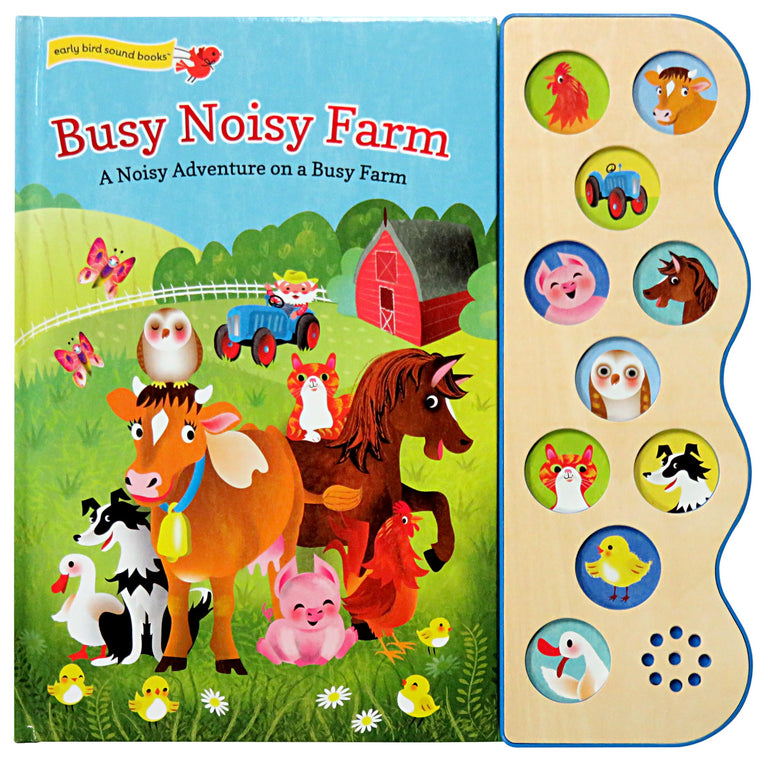 Busy Noisy Farm: Interactive Children's Sound Book with 10 Farmyard Animal Sounds