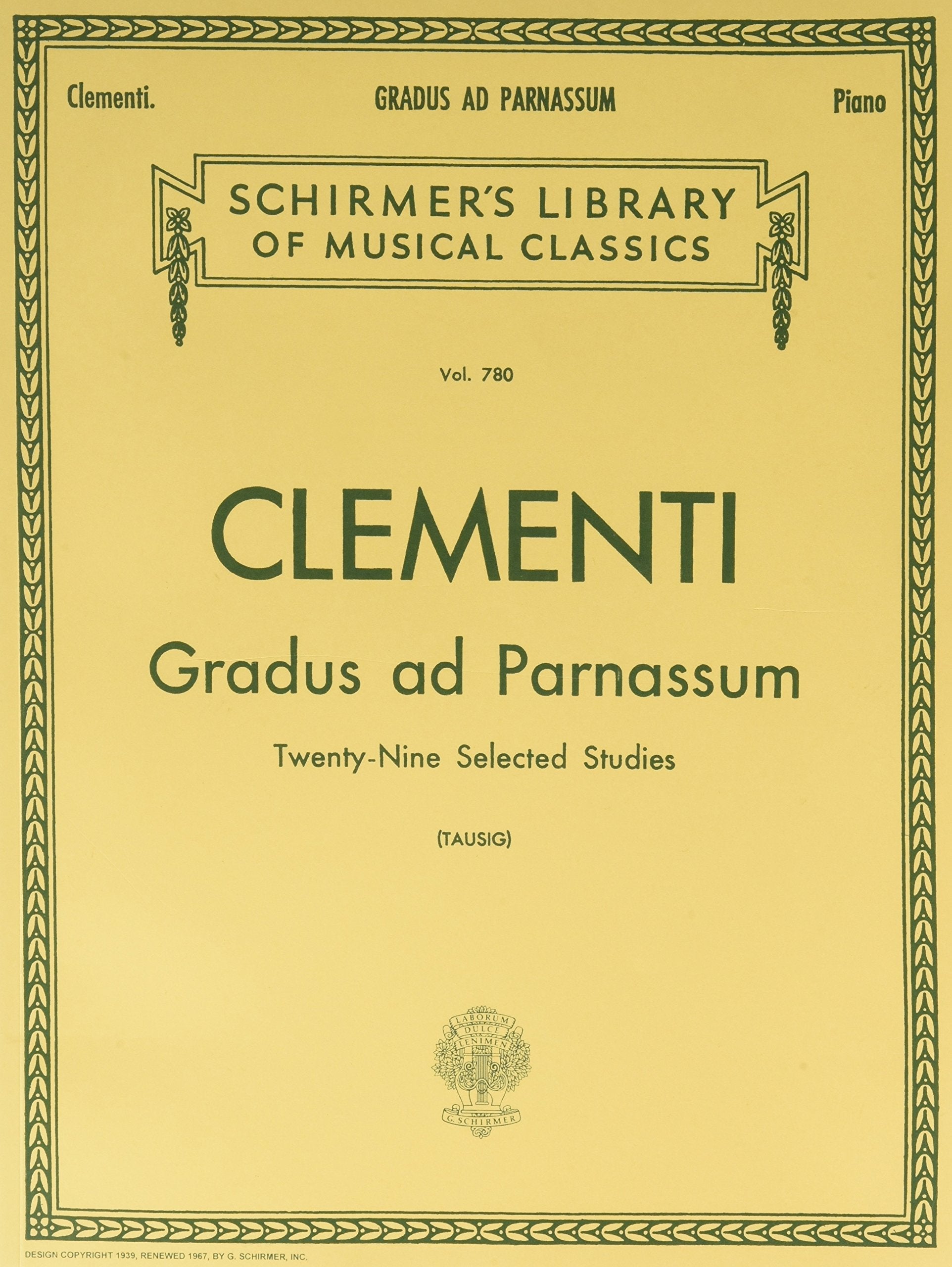 Muzio Clementi: Gradus Ad Parnassum (Schirmer's Library of Musical Classics)