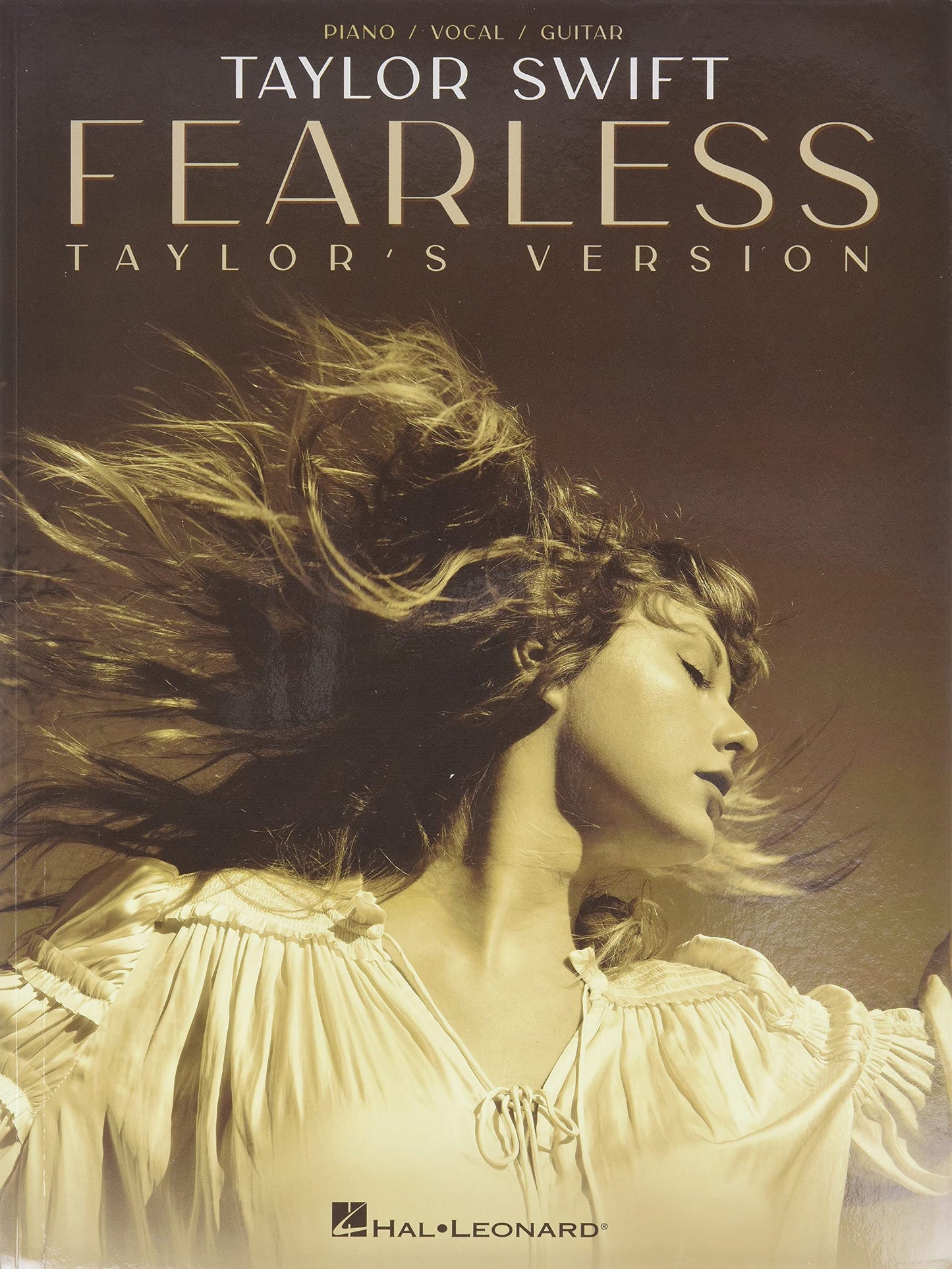 Taylor Swift - Fearless (Taylor's Version) Piano/Vocal/Guitar Songbook - Taylor Swift Sheet Music Book with All 19 Tracks - Taylor Swift Songbook with 6 Additional Songs