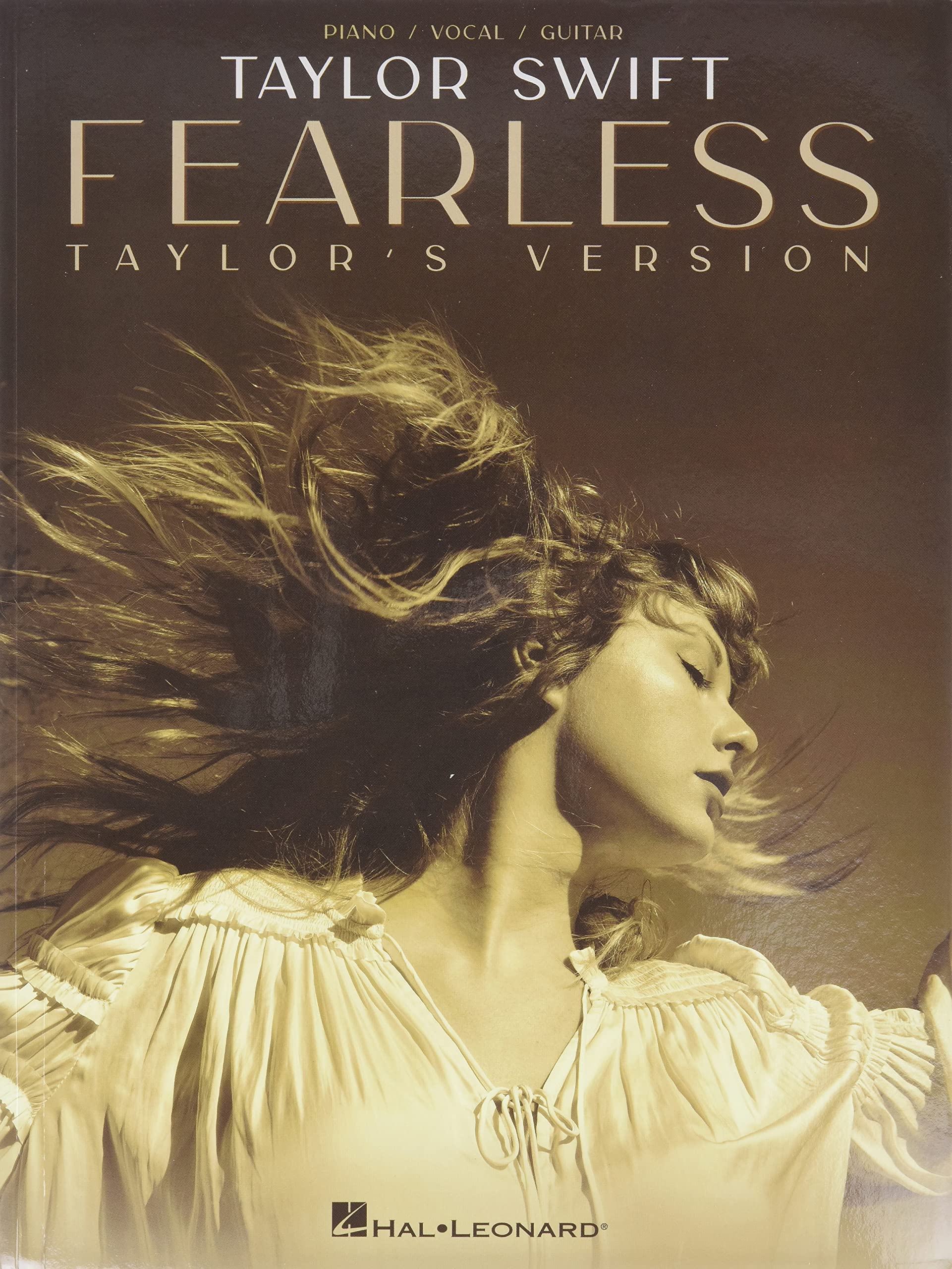 Taylor Swift - Fearless (Taylor's Version) Piano/Vocal/Guitar Songbook - Taylor Swift Sheet Music Book with All 19 Tracks - Taylor Swift Songbook with 6 Additional Songs