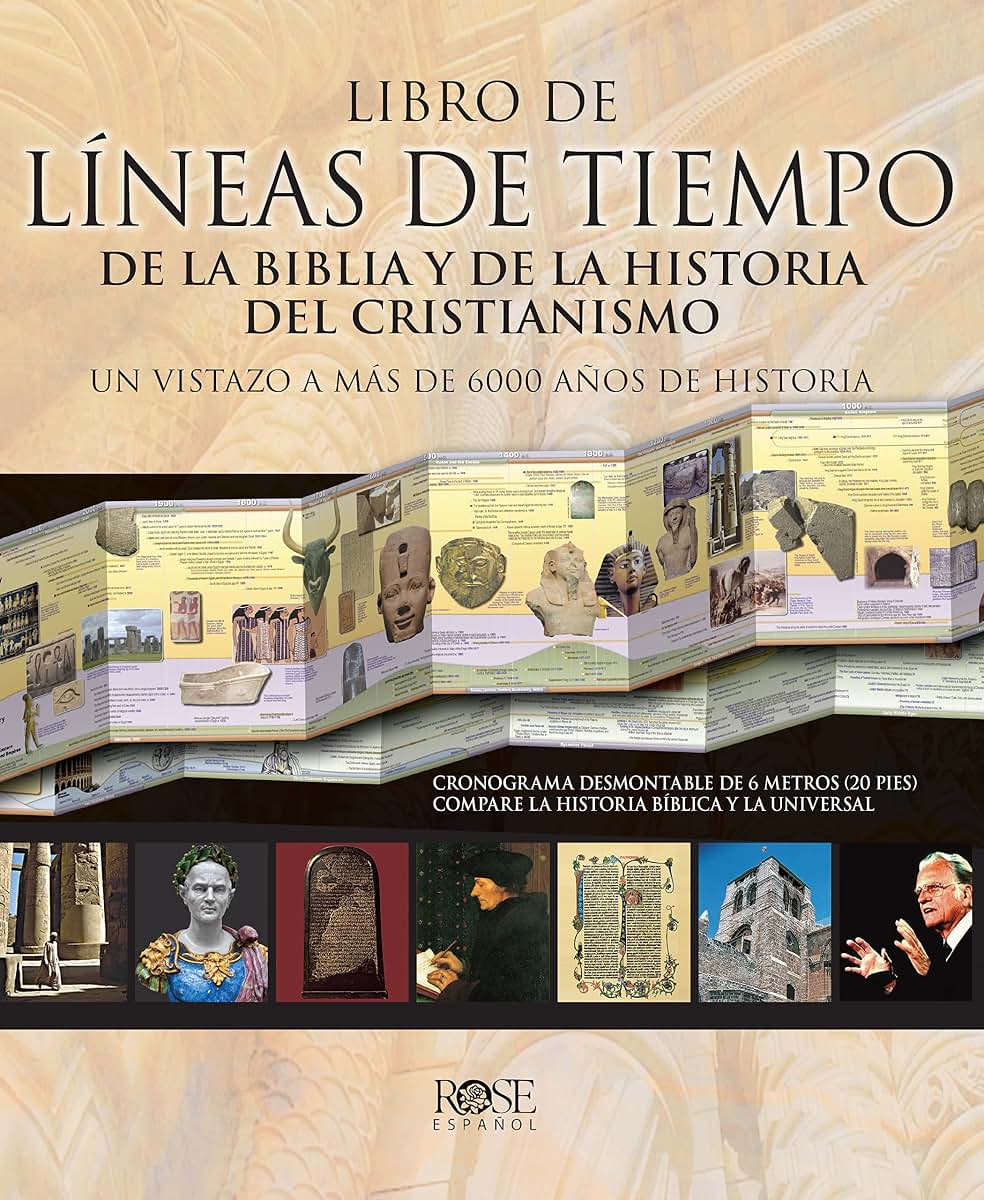 Libro de líneas de tiempo de la Biblia y de la historia del Cristianismo (Spanish Edition)