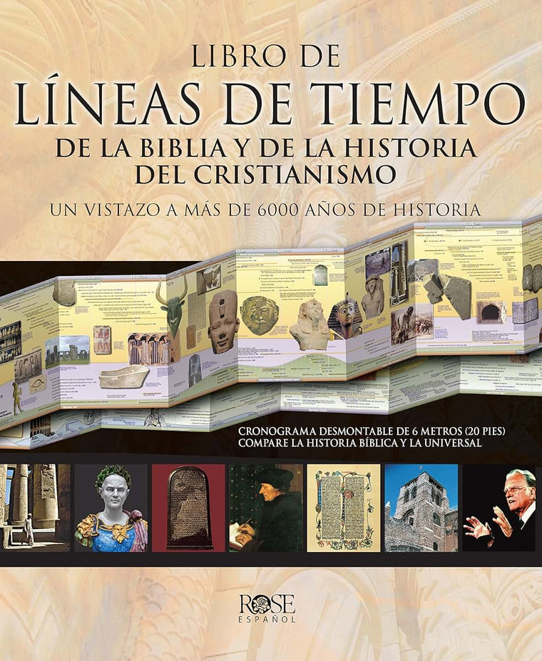 Libro de líneas de tiempo de la Biblia y de la historia del Cristianismo (Spanish Edition)