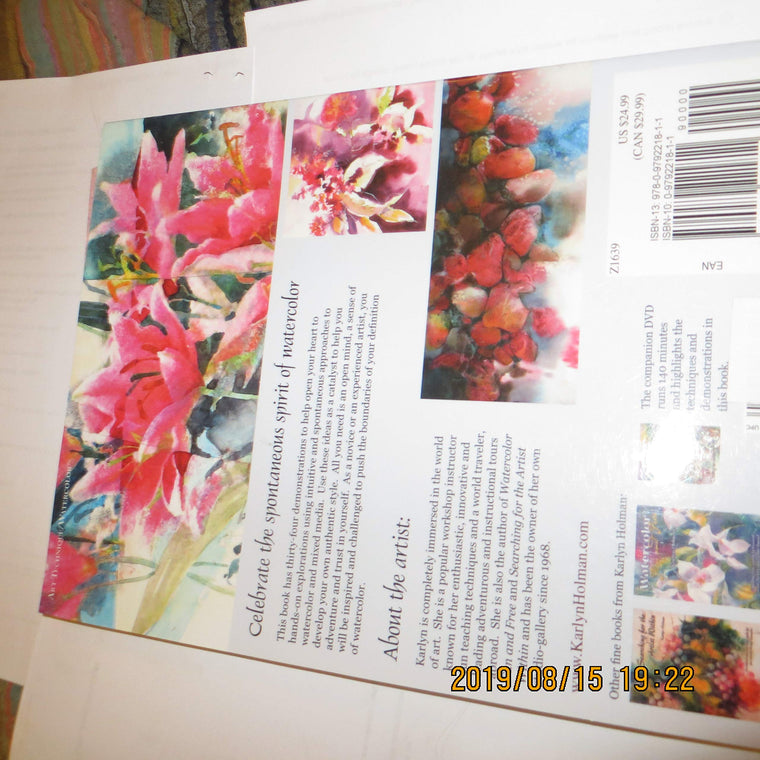 Watercolor: The Spirit of Spontaneity — back cover