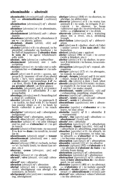 Merriam-Webster's French-English Dictionary, Newest Edition, Mass-Market Paperback (English & French Edition)