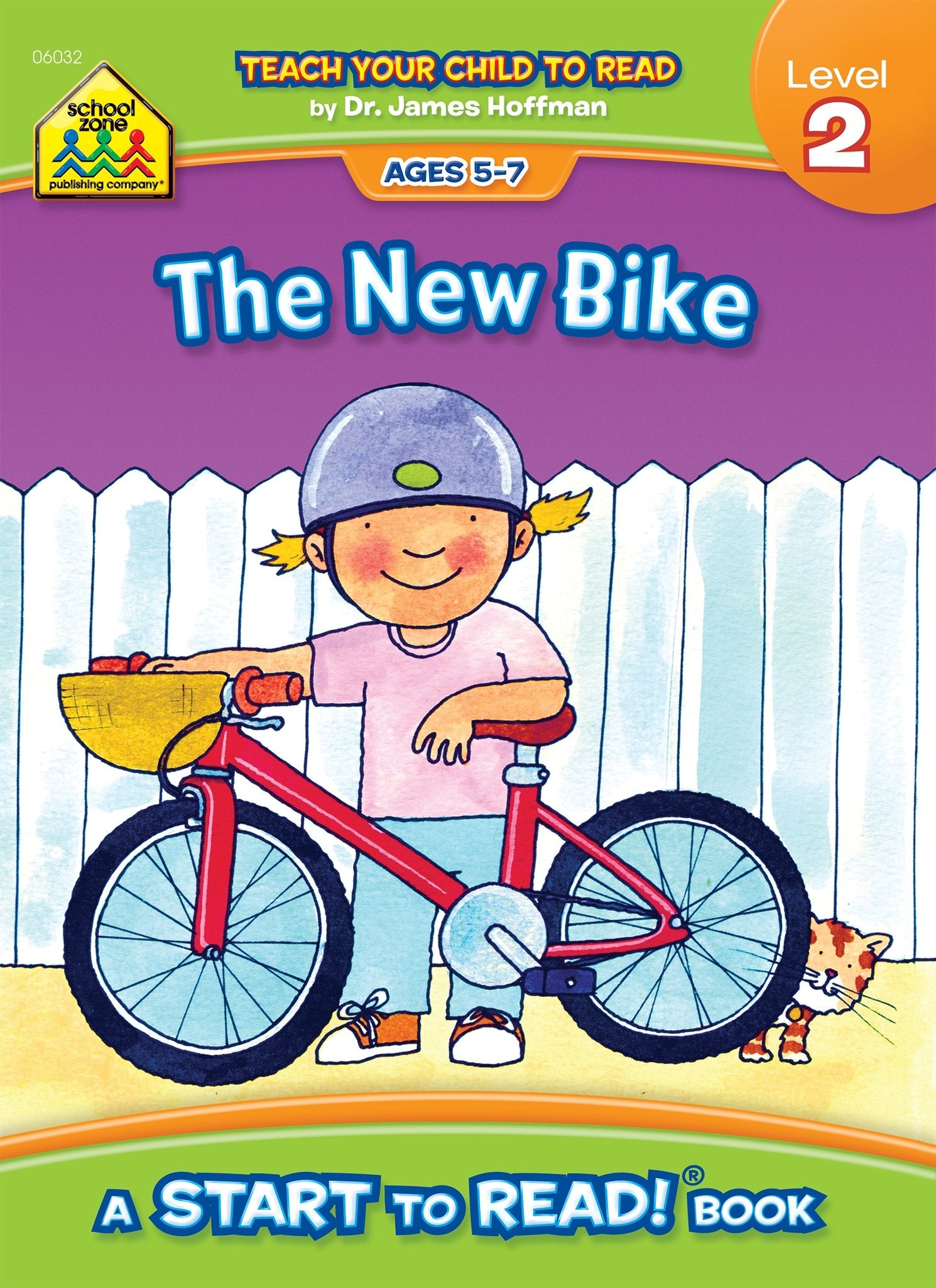 School Zone The New Bike, Start to Read! Book Level 2: Ages 5 to 7, Rhyming, Early Reading, Vocabulary, Sentence Structure, Picture Clues, and More (Start to Read! Book Series)