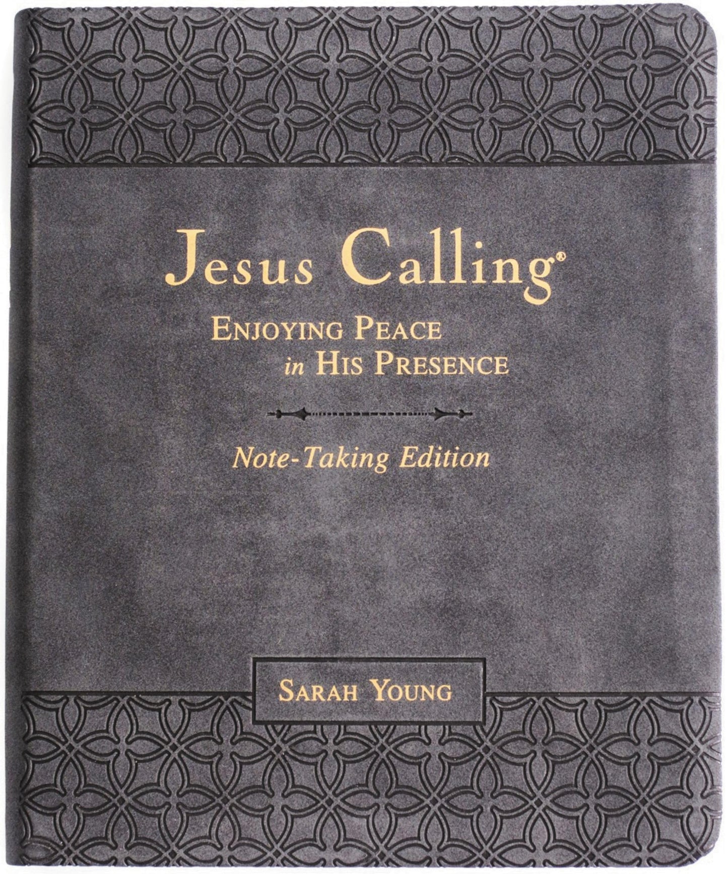 Jesus Calling Note-Taking Edition, Leathersoft, Black, with Full Scriptures: Enjoying Peace in His Presence (A 365-Day Devotional and Prayer Journal)