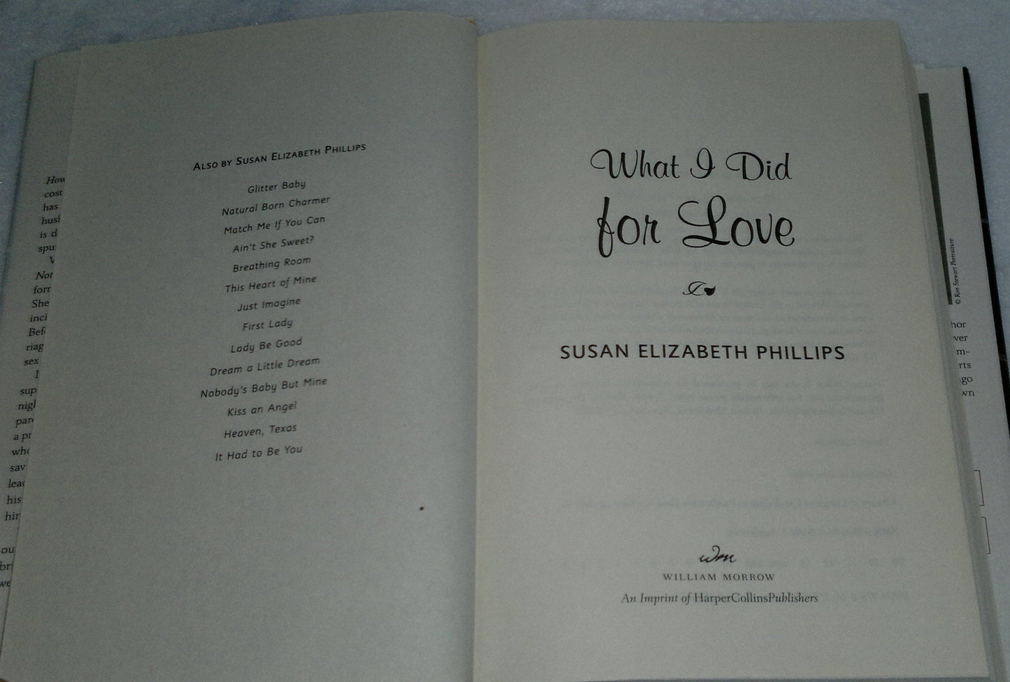 What I Did for Love