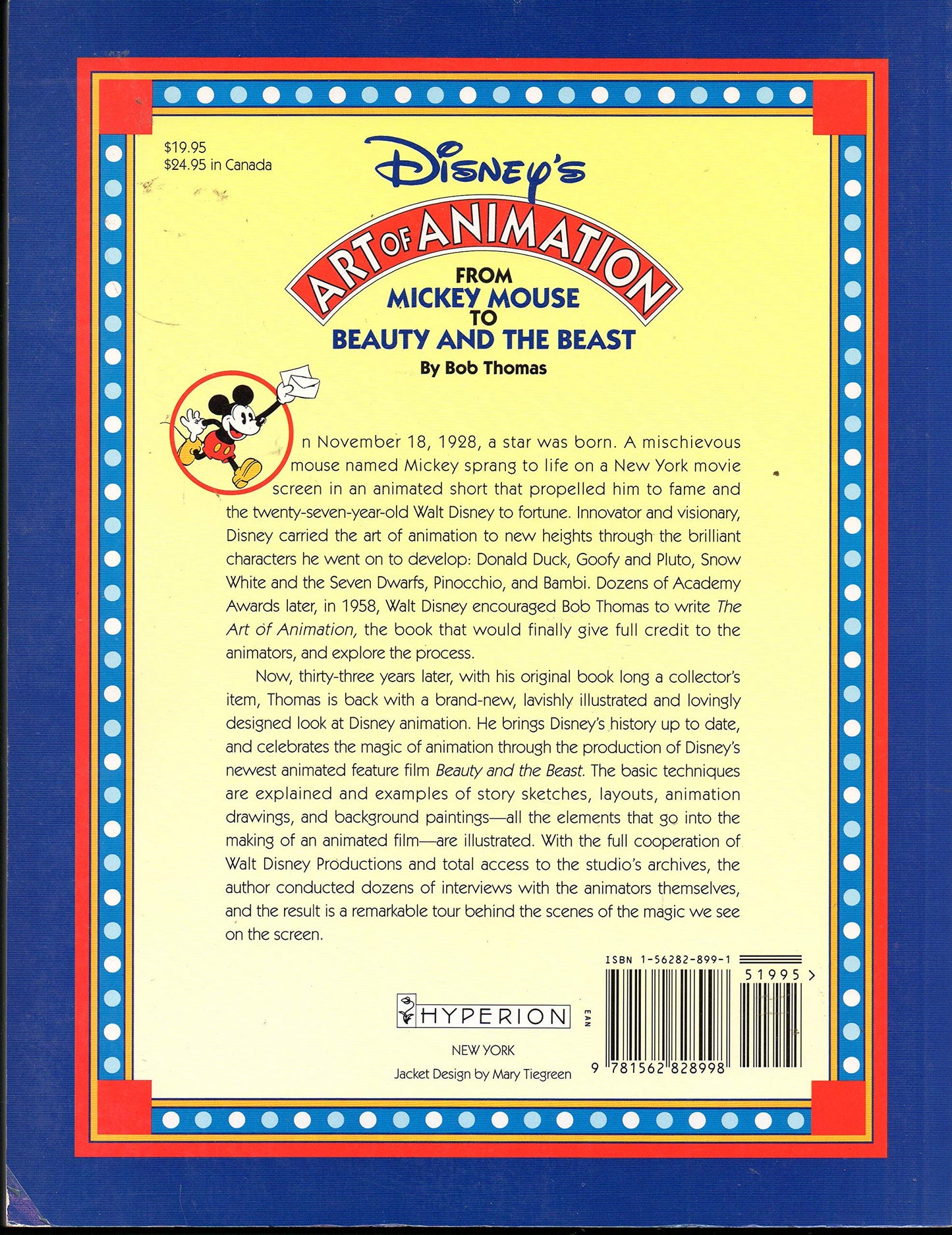 Disney's Art of Animation: From Mickey Mouse to Beauty and the Beast