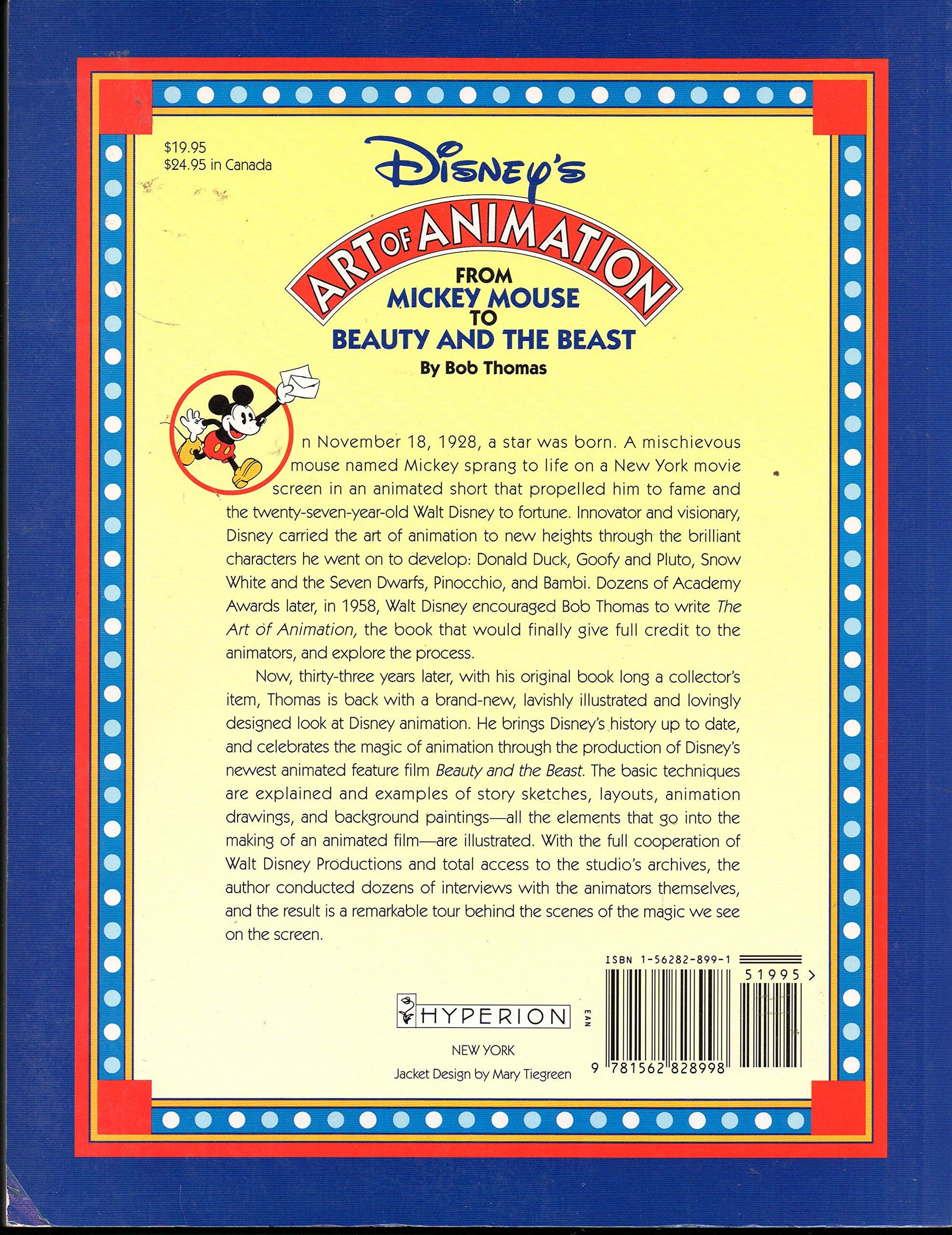 Disney's Art of Animation: From Mickey Mouse to Beauty and the Beast